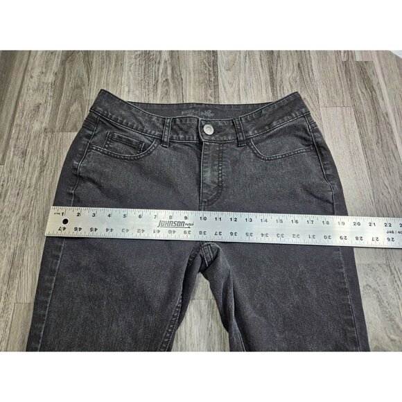 Riders by Lee Women's Straight Leg Jeans - Dark Gray - Picture 8 of 11